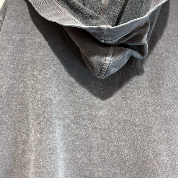 Toad&Co taupe hemp organic cotton long open hooded cardigan XL - Picture 10 of 10